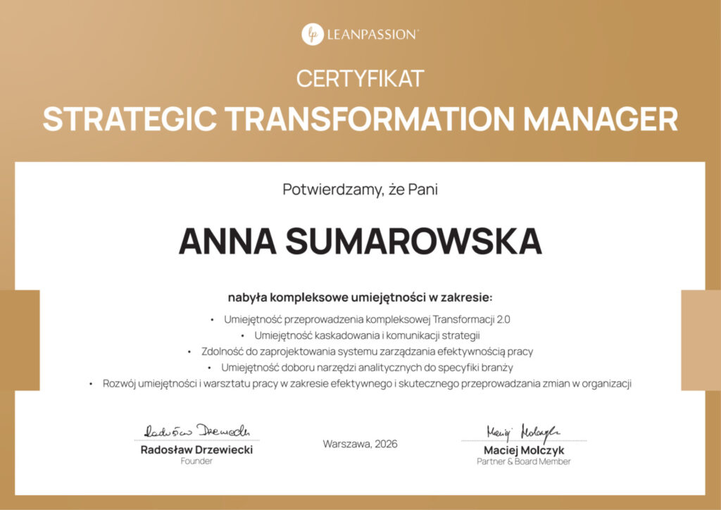 Anna_Sumarowska_Strategic Transformation Manager