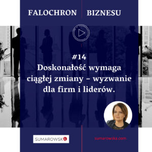 Doskonałość wymaga ciągłej zmiany – wyzwanie dla firm i liderów.